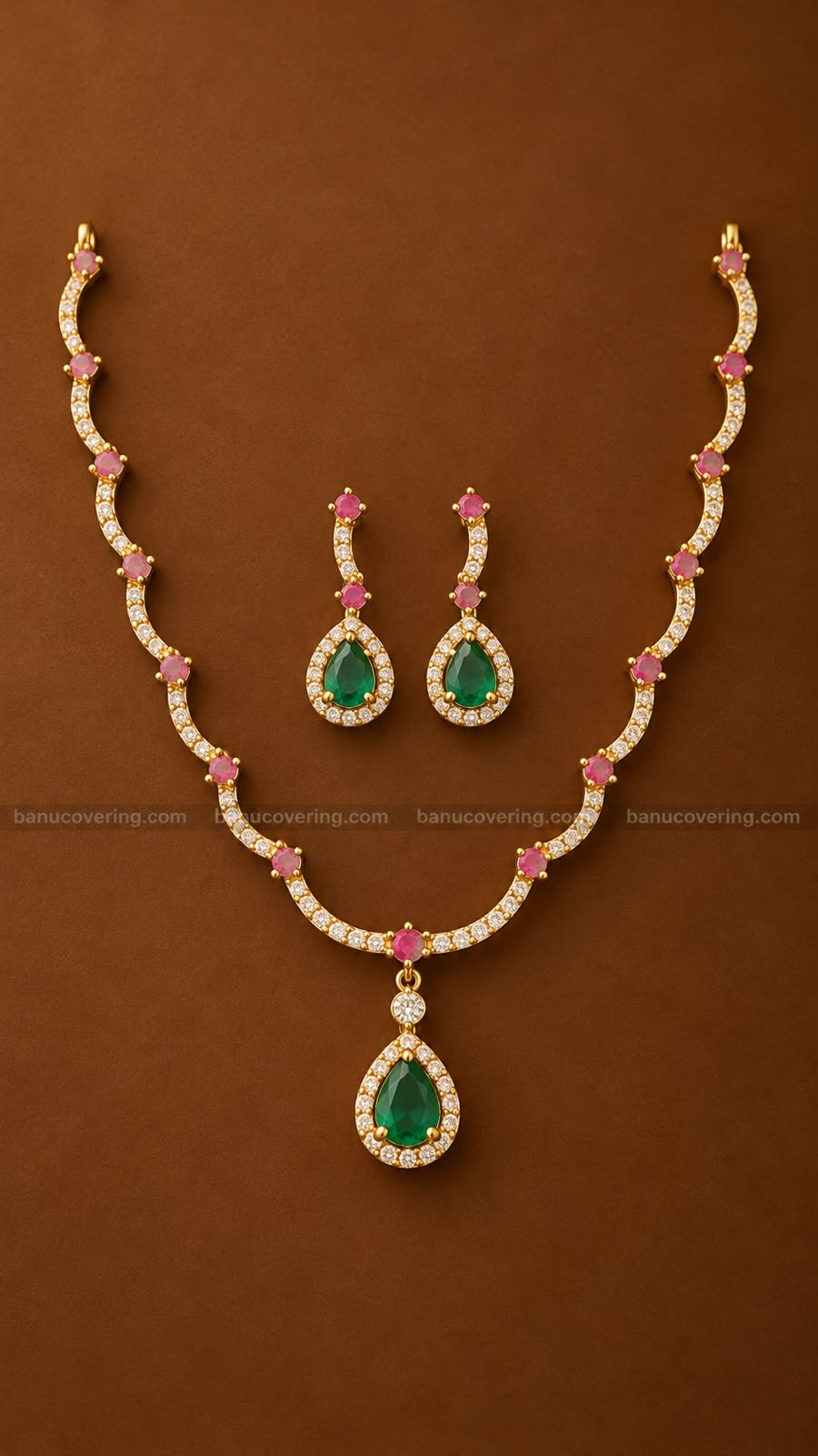 Crystal Drop Necklace 2 1