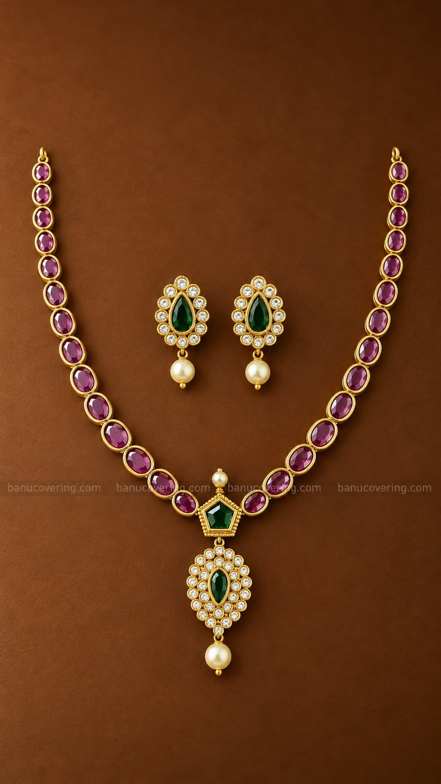 Ruby Blossom Necklace 1