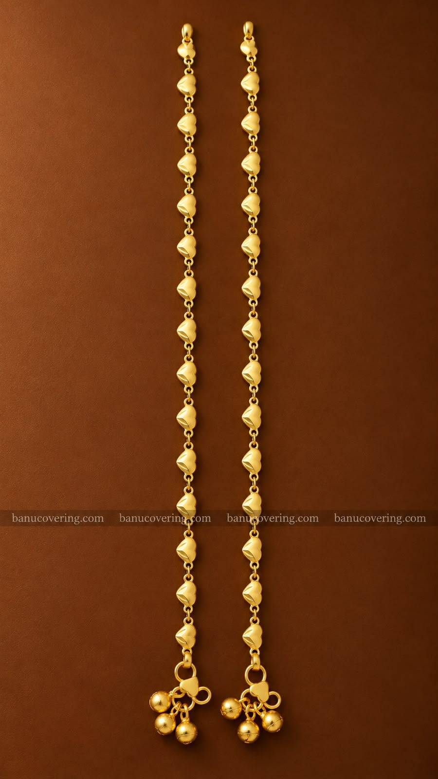 HeartGlow Gold Anklets