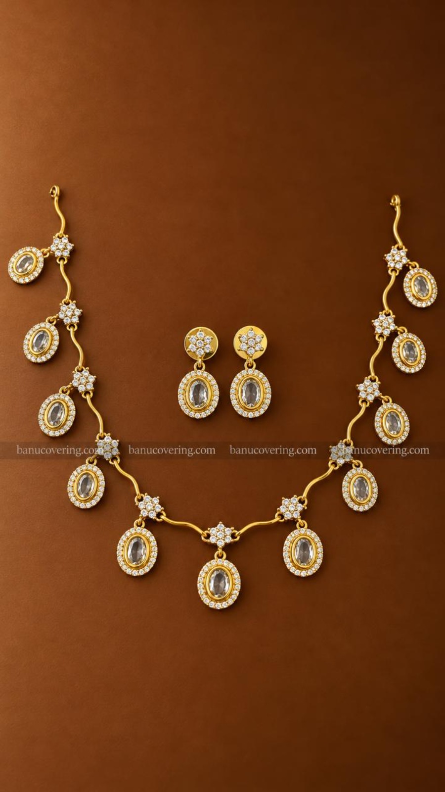 Oval Sparkle Necklace