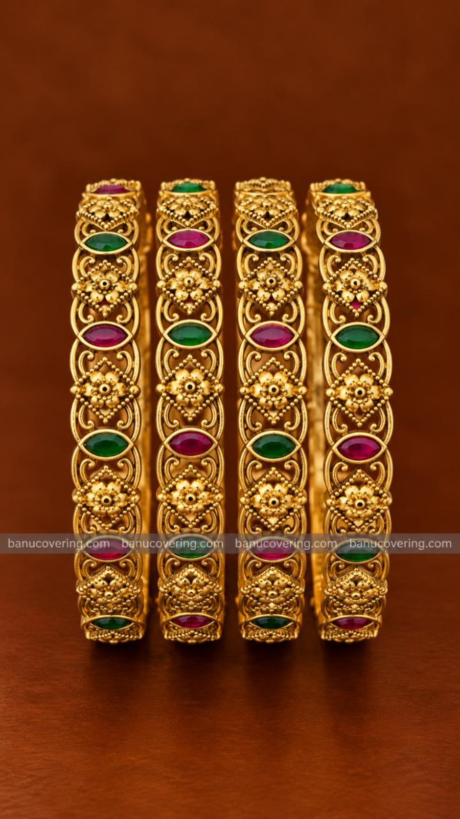 Elegant Floral Bangle