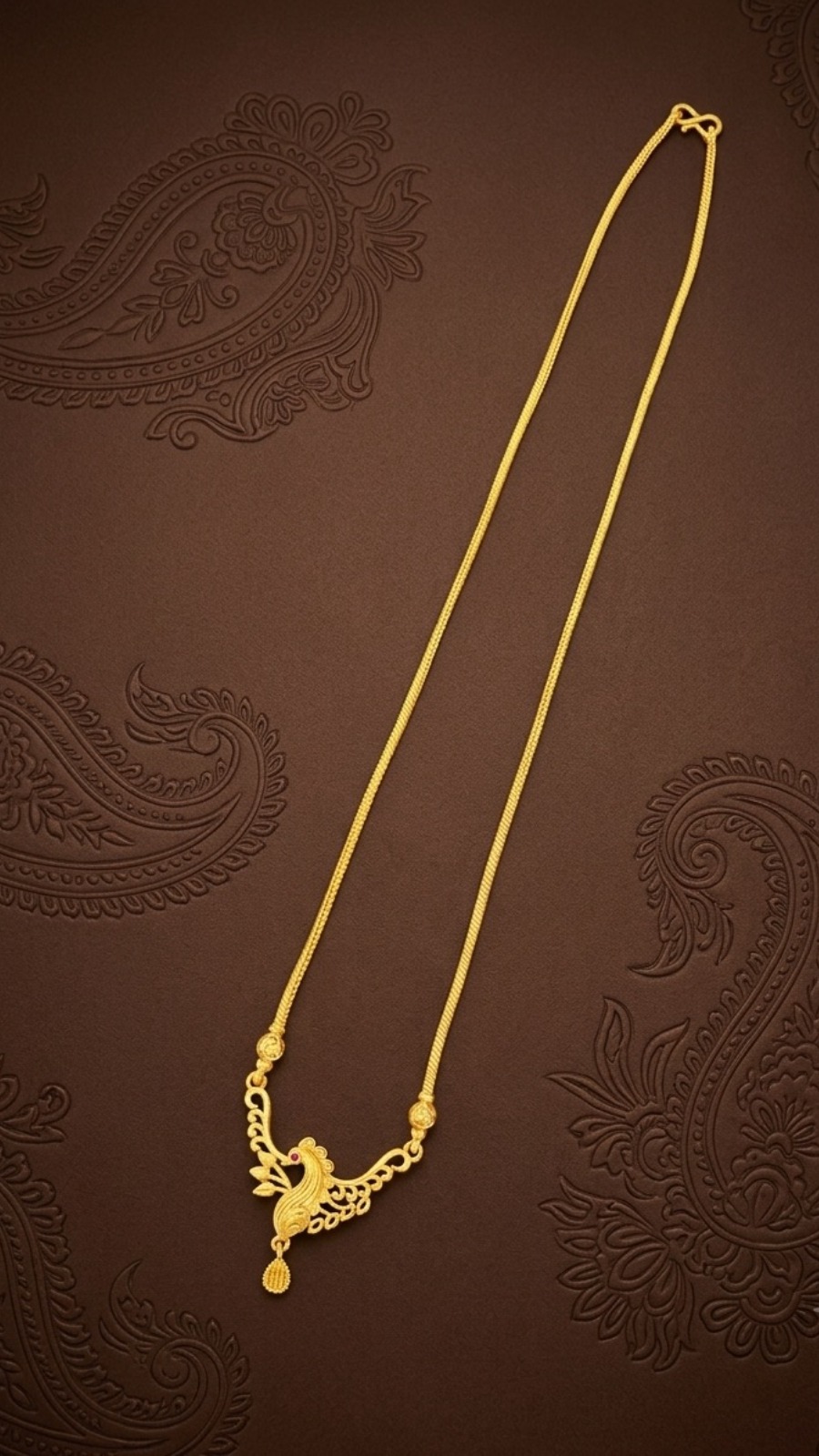 Golden Peacock Dollar Chain