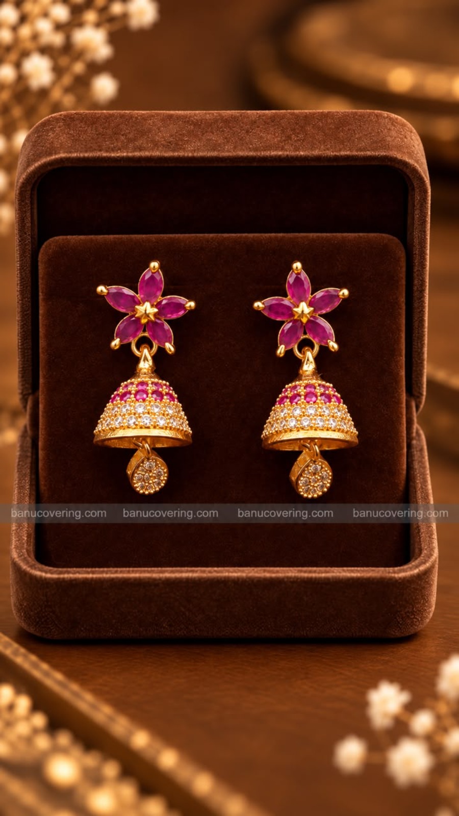FLORAL PINK STONE JUMKA