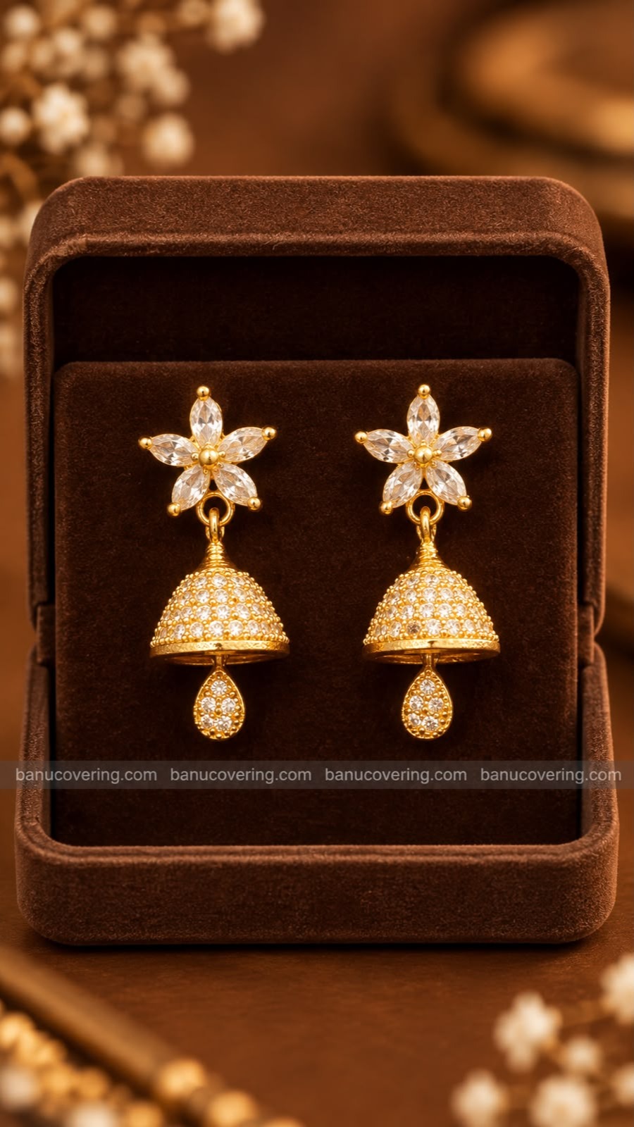 FLORAL WHITE STONE JUMKA