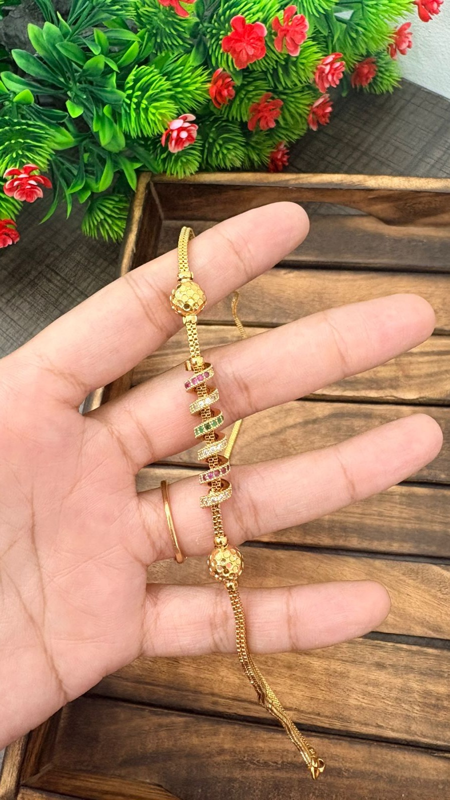 MUHAPPU CHAIN- MULTI COLOUR (24 INCH ) 1
