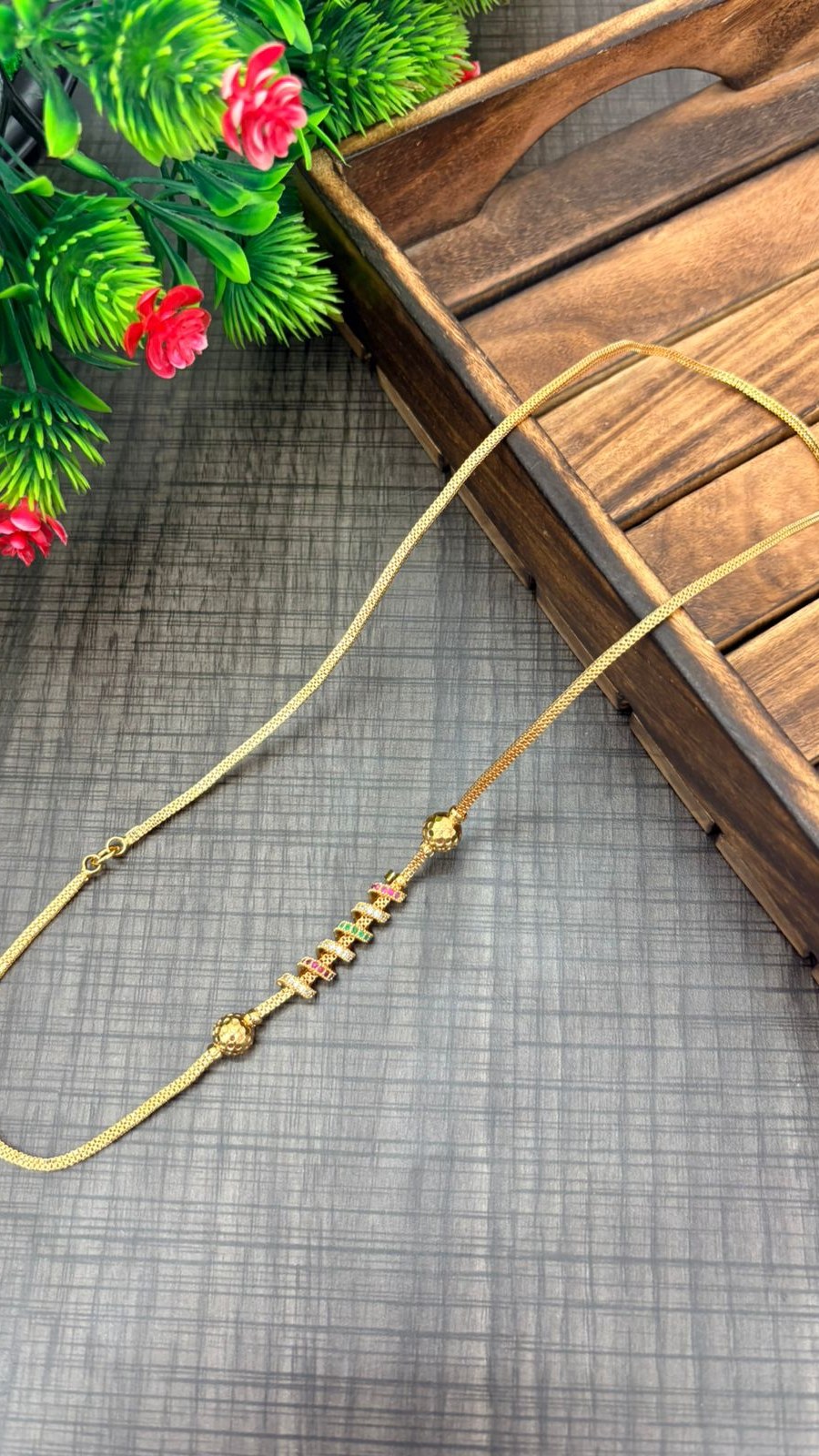 MUHAPPU CHAIN- MULTI COLOUR (24 INCH ) 2