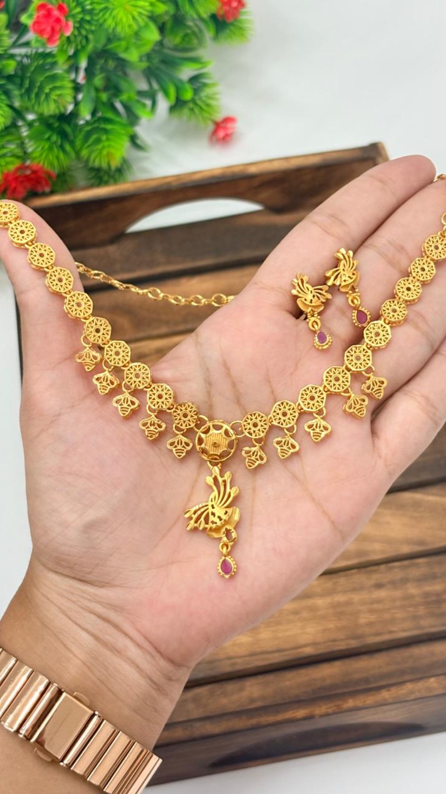 Peacock Dance Necklace