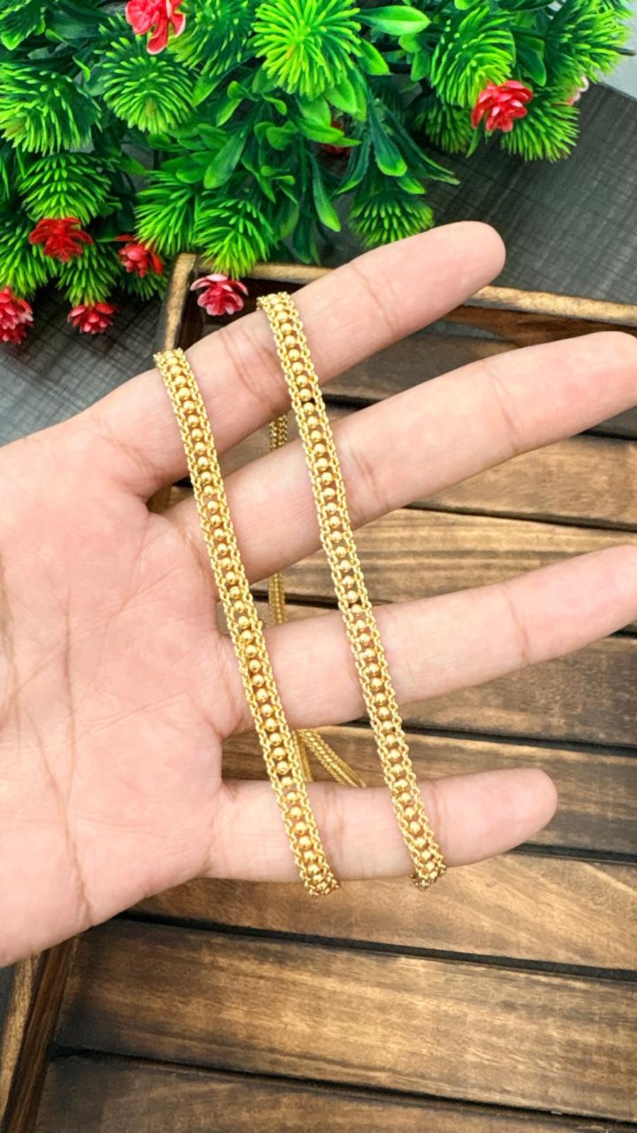UNPOLISHED IMPON BALL CHAIN-MEDIUM 30 INCH