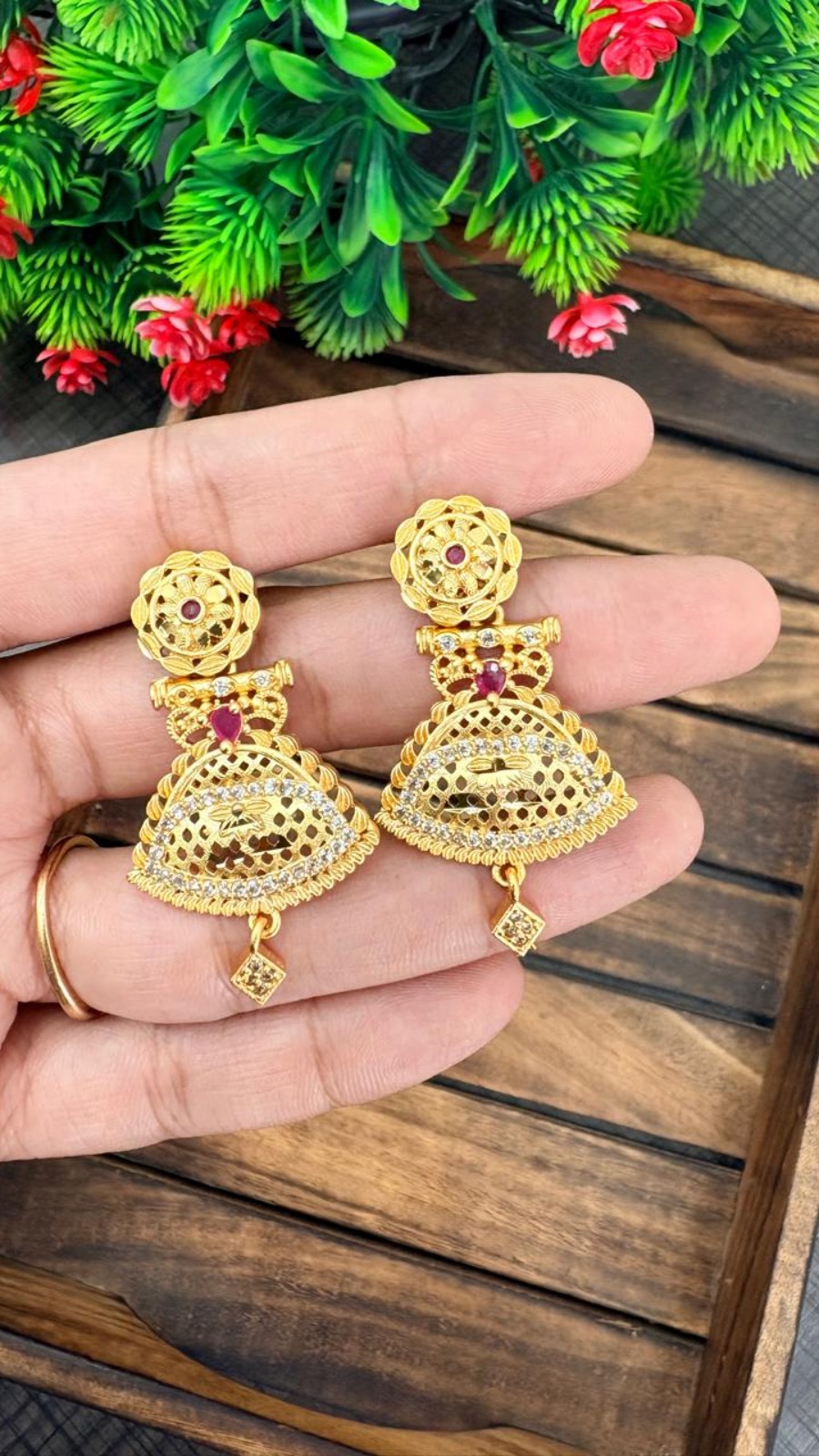 Stone Earrings-OG-102 1