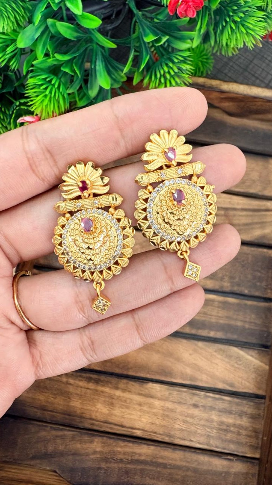 Stone Earrings-OG-103 1