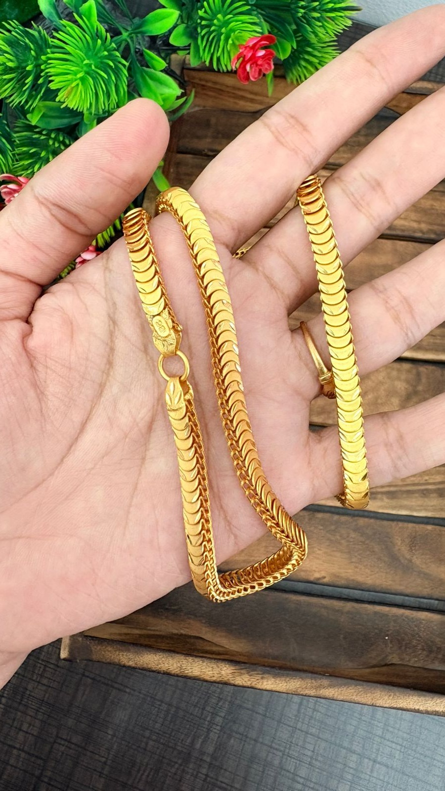 Flat snake chain-Super thick-(24 inch) 1