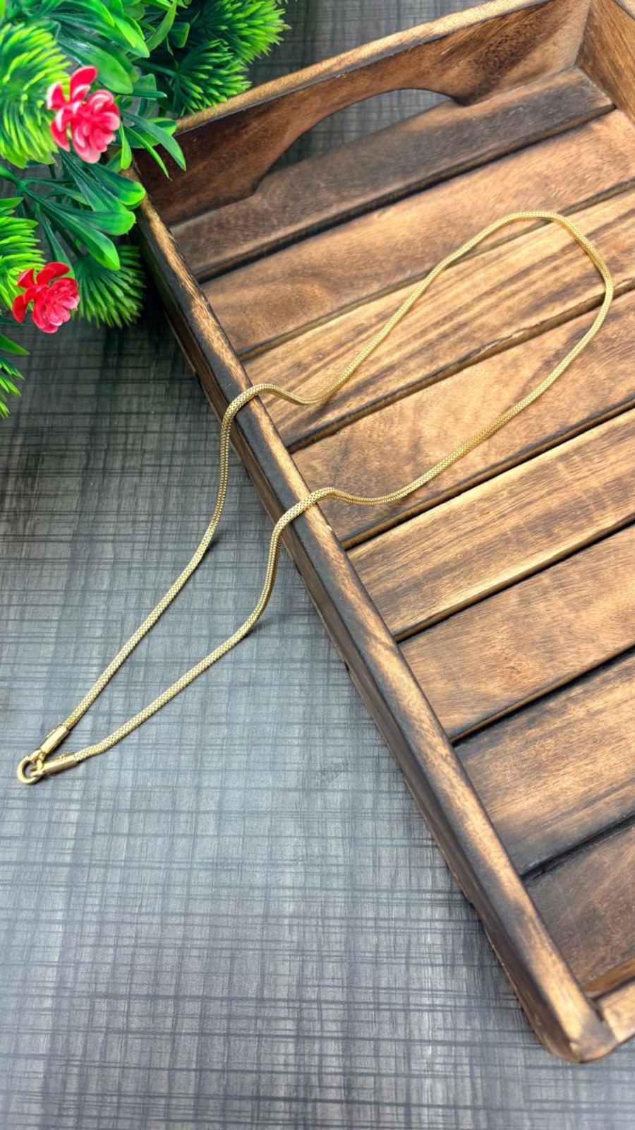 UNPOLISHED IMPON BOX CHAIN-(24 INCH) 2