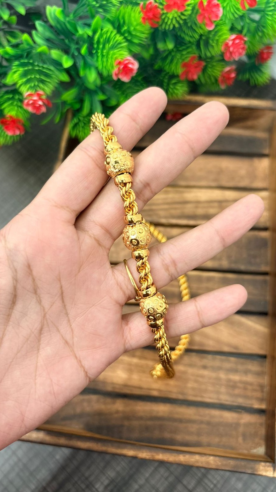 Muhappu Thali chain-Over thick-24 Inch
