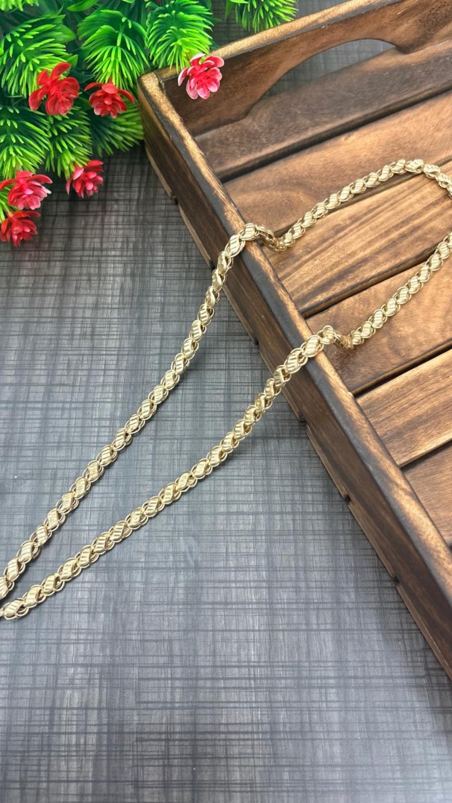UNPOLISED IMPON SUNDARI CHAIN-THICK 24 CHAIN 2