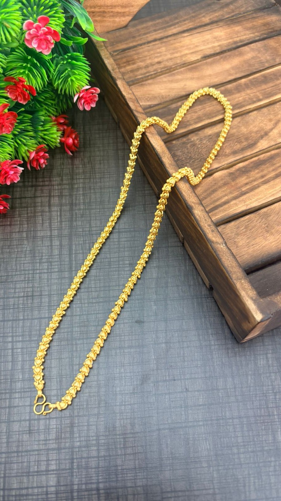 Heart chain- Medium -(24 inch) 2
