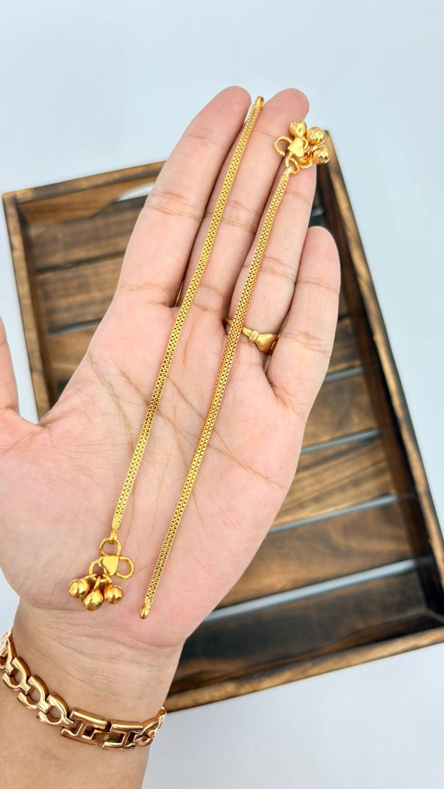 Thick box Anklet 1