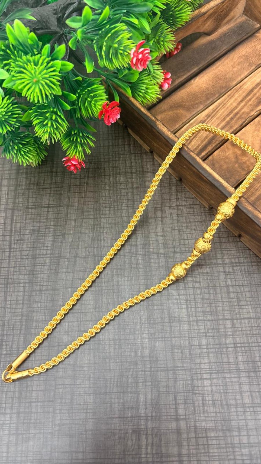 Muhappu Thali chain-OG-Over Thick-24 inch 2