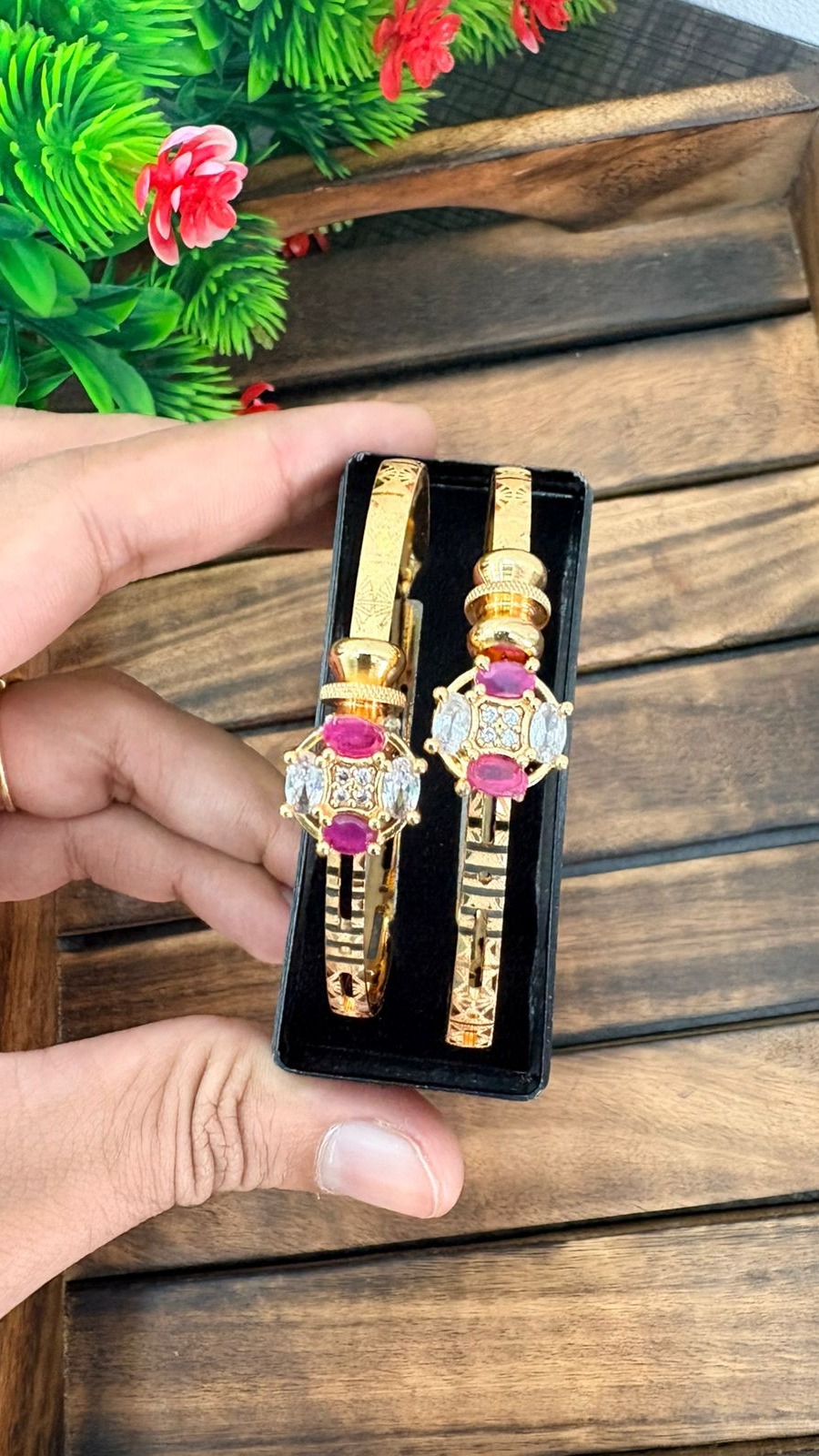 PRINCESS RUBY BRACELET-PAIR 1