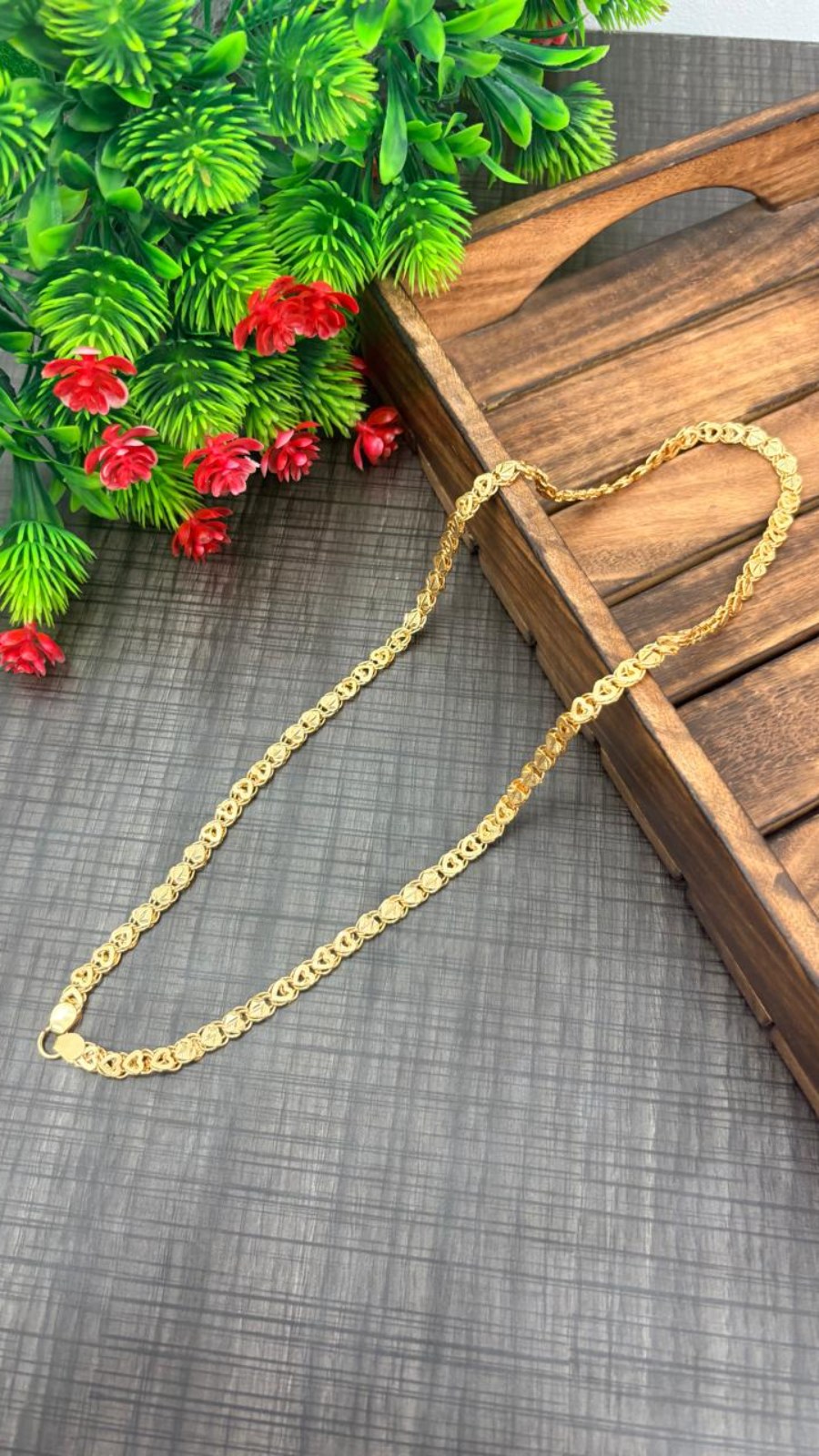 Heart Bloom Link Chain 2