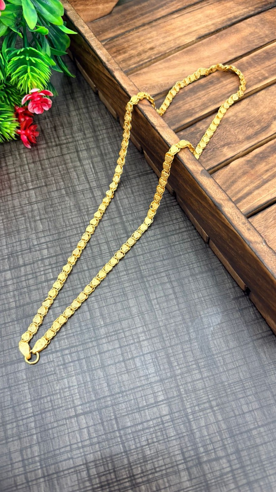 Puffy Heart Chain- Medium (24inch) 2