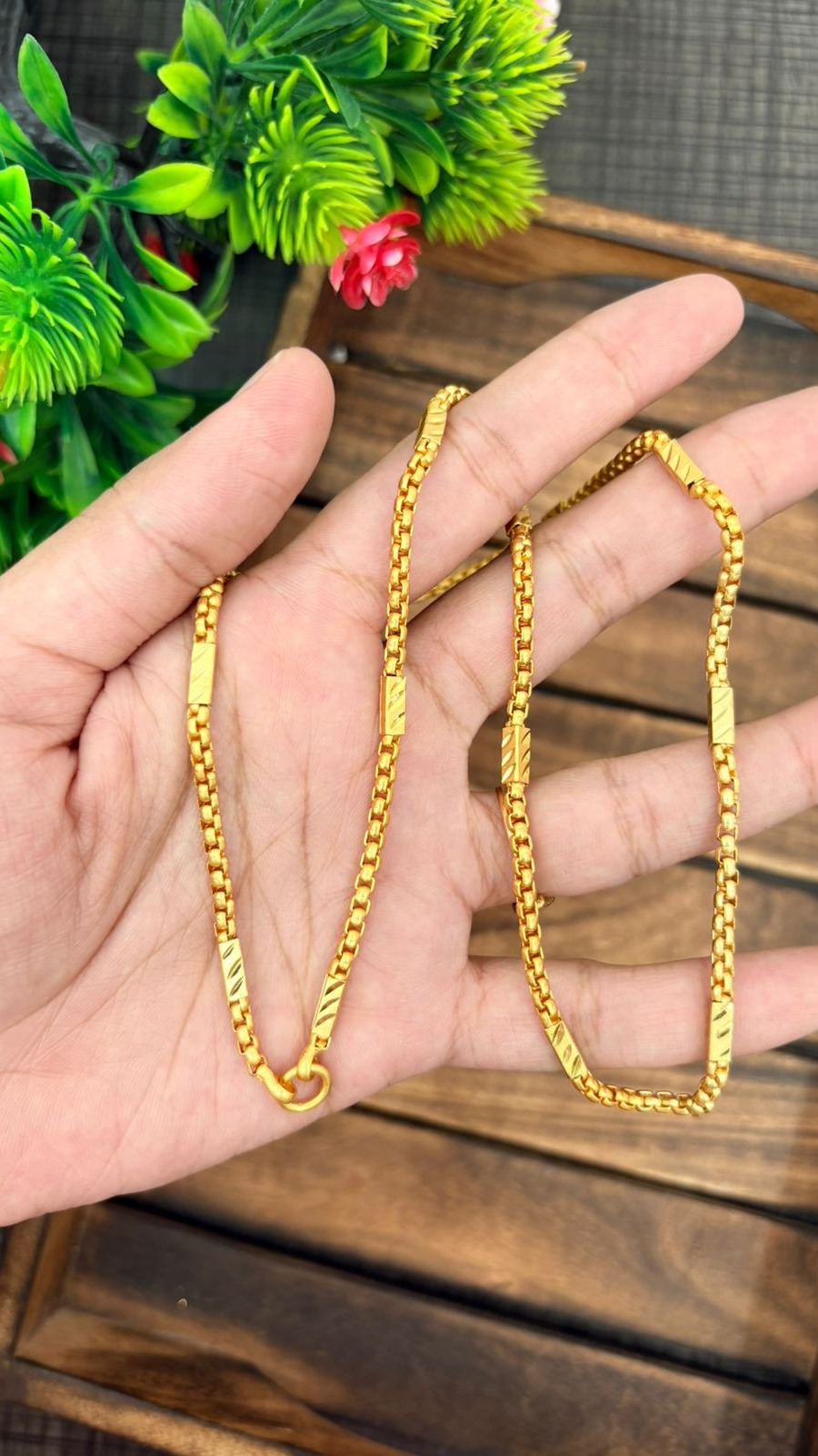 Fancy box chain -Medium (24inch) 1