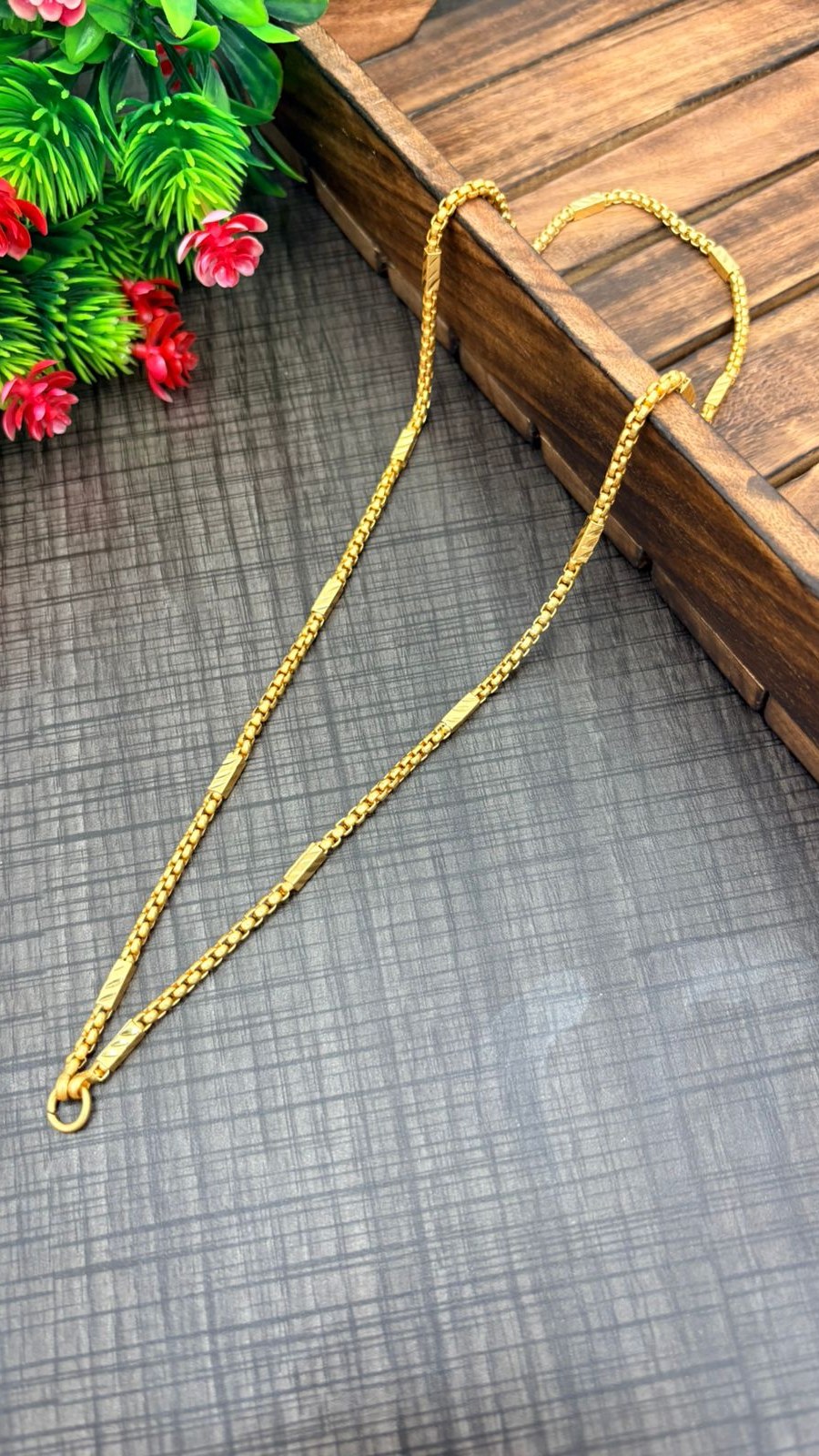 Fancy box chain -Medium (24inch) 2