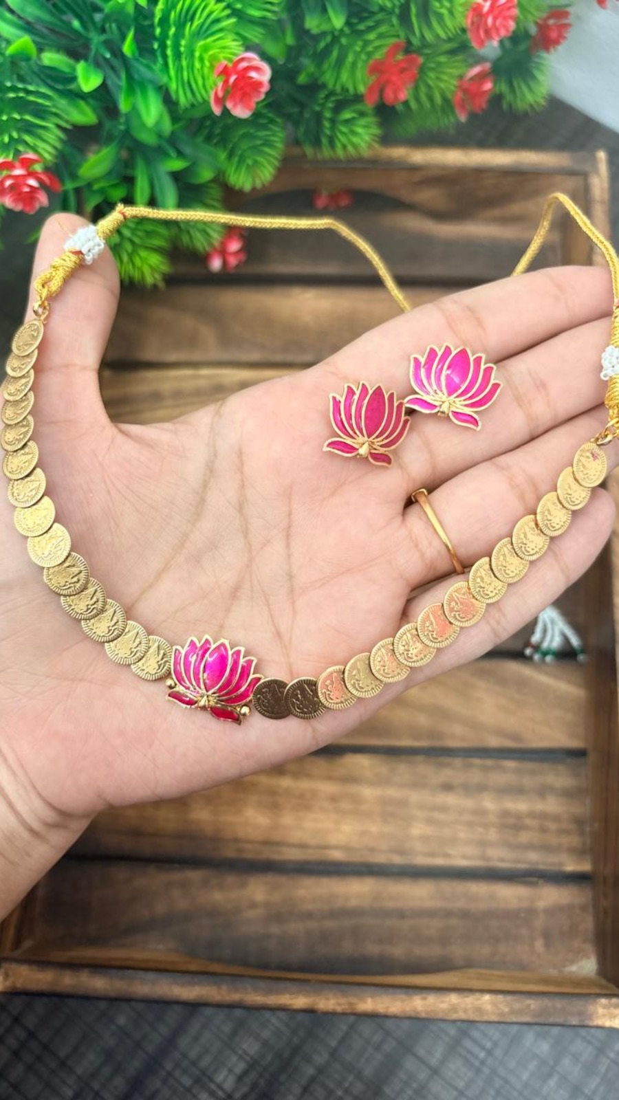 LOTUS BLOOM COIN NECKLACE