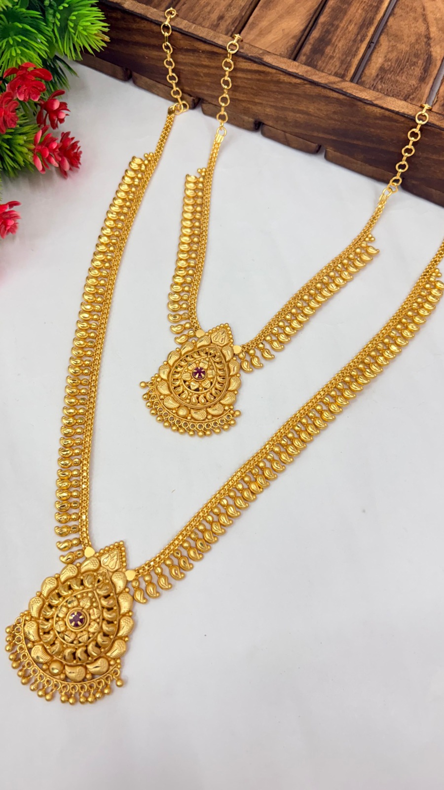Swarna Kamalam Dual Necklace