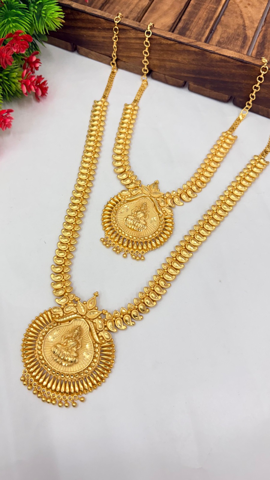 Lakshmi Ratna Temple Necklace