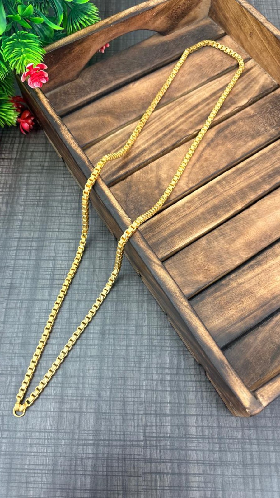 CLASSIC BOX LINK CHAIN -THICK (30 INCH) 3
