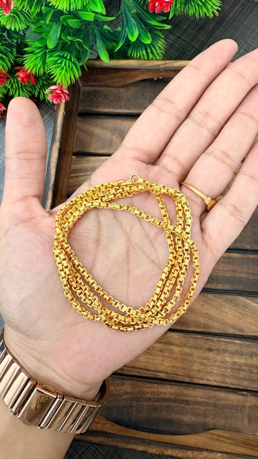 BOX CHAIN -MEDIUM (30 INCH) 1