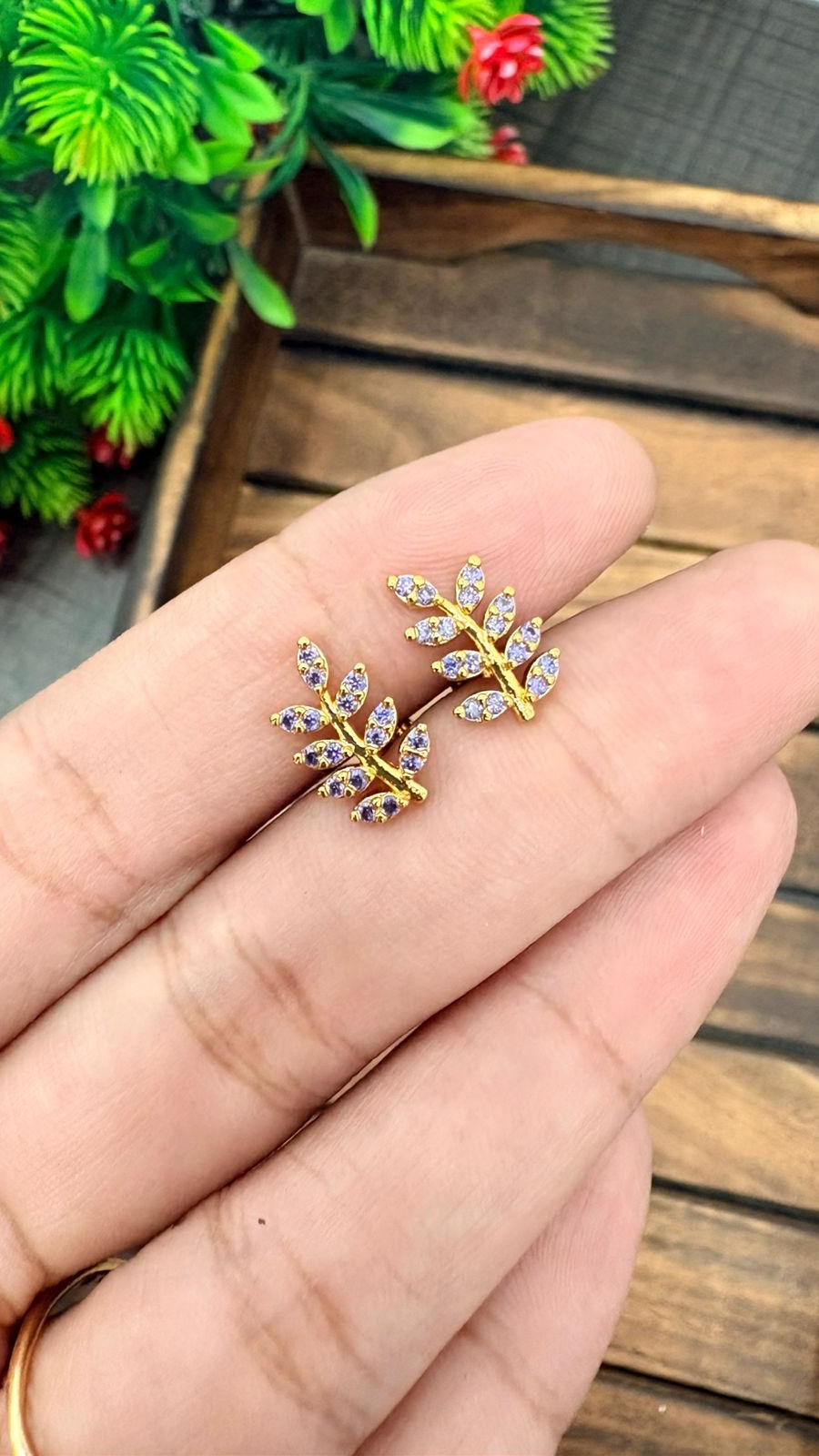 Stud Purple Stone-66 1