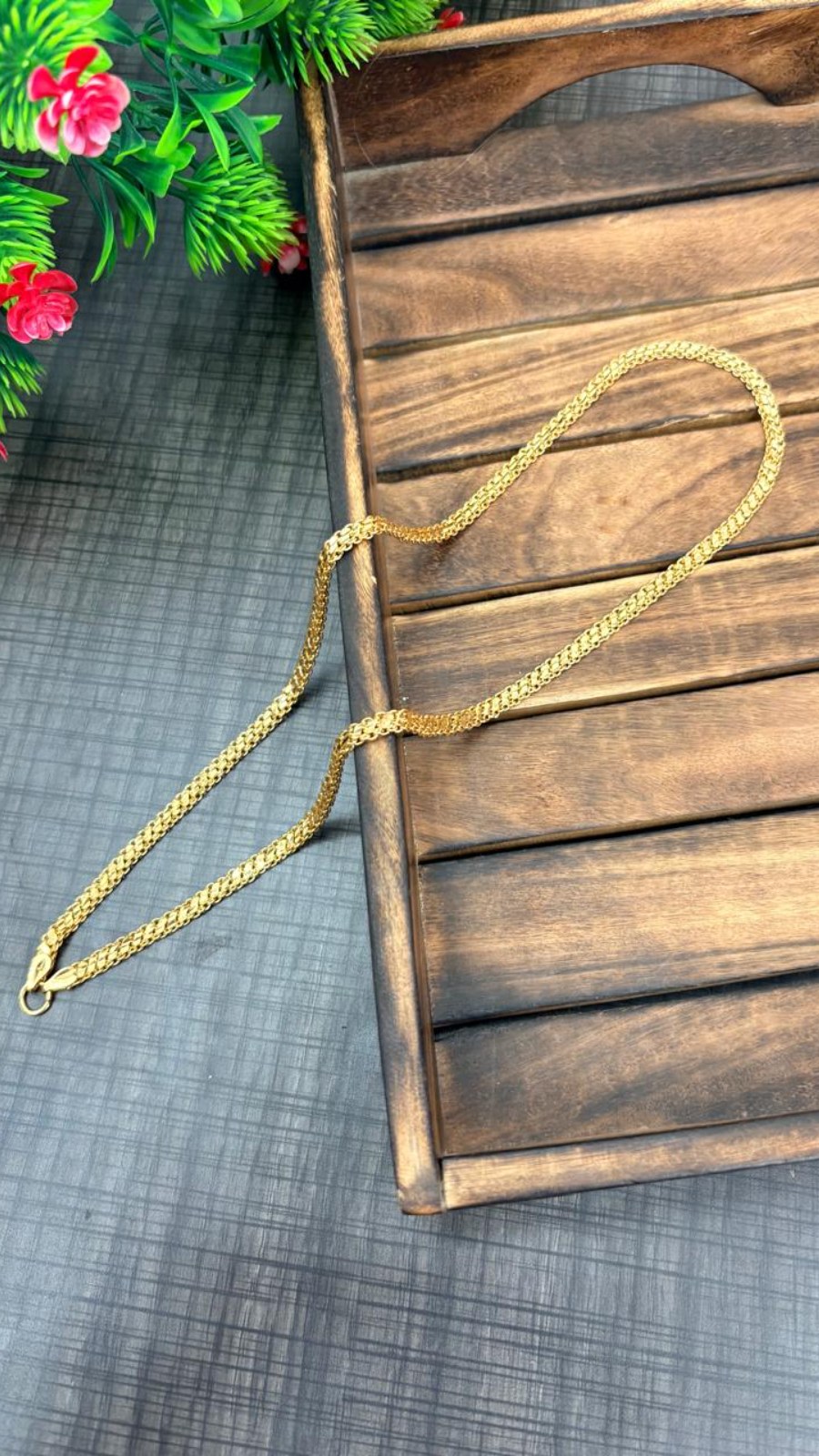 GLITTER DISC CHAIN 2
