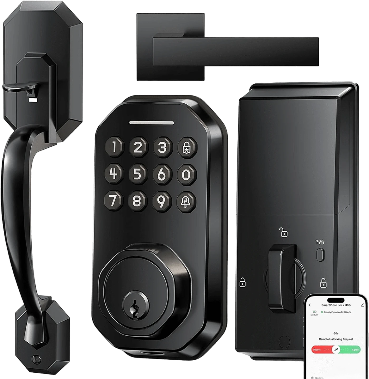 Cerradura Inteligente SL03 con Teclado y Control por App