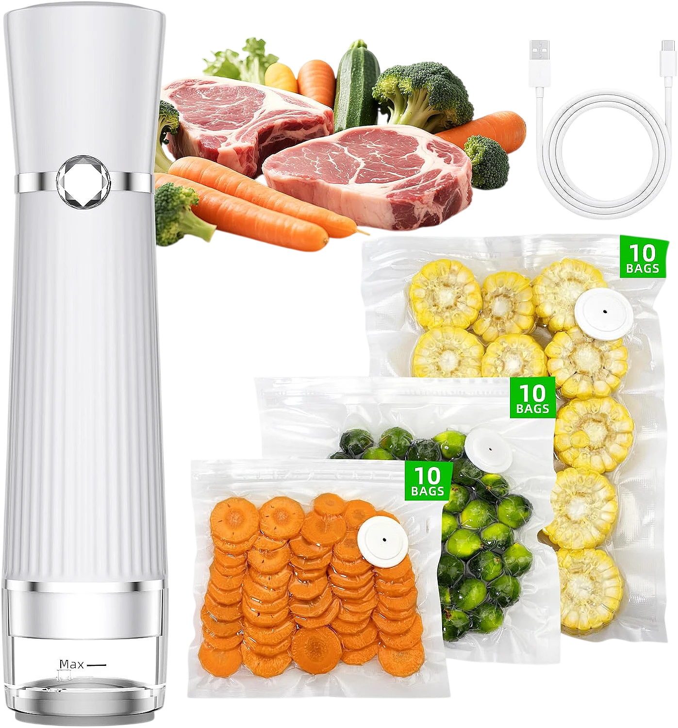 Selladora de Vacío Portátil BaratongoVzla: Conserva tus Alimentos Frescos por Más Tiempo