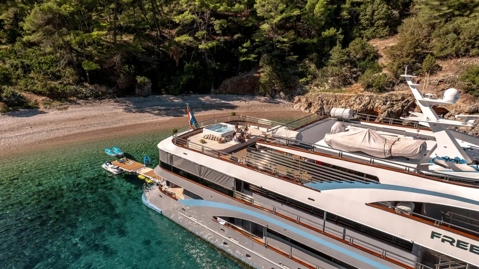 Freedom sailing in Dubrovnik