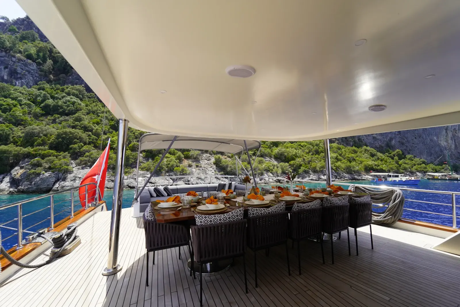 Queen Of Makri sailing in Göcek