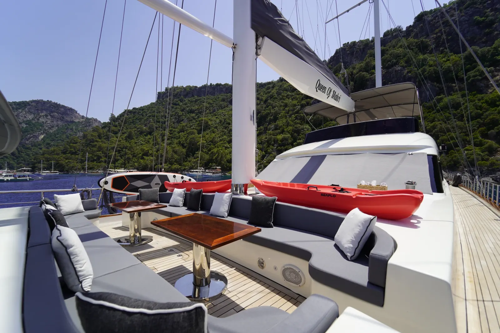 Queen Of Makri sailing in Göcek