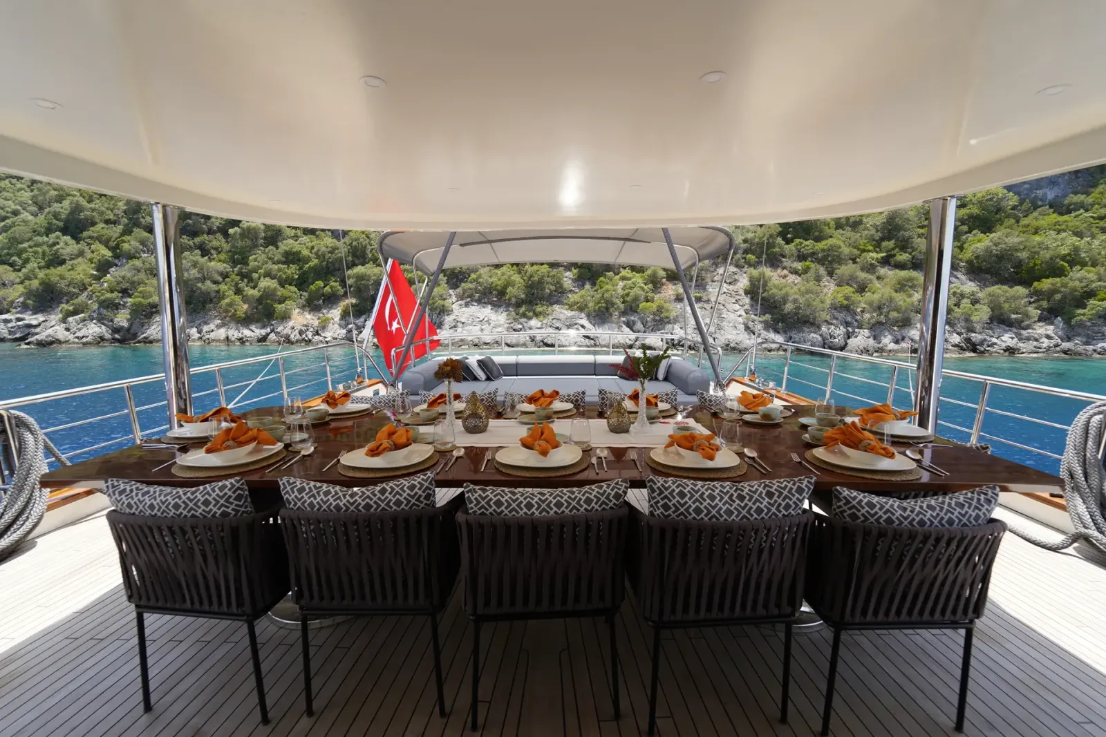 Queen Of Makri sailing in Göcek