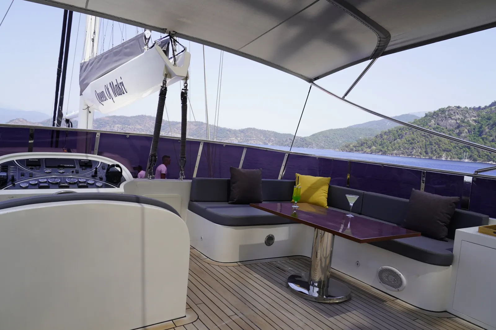 Queen Of Makri sailing in Göcek
