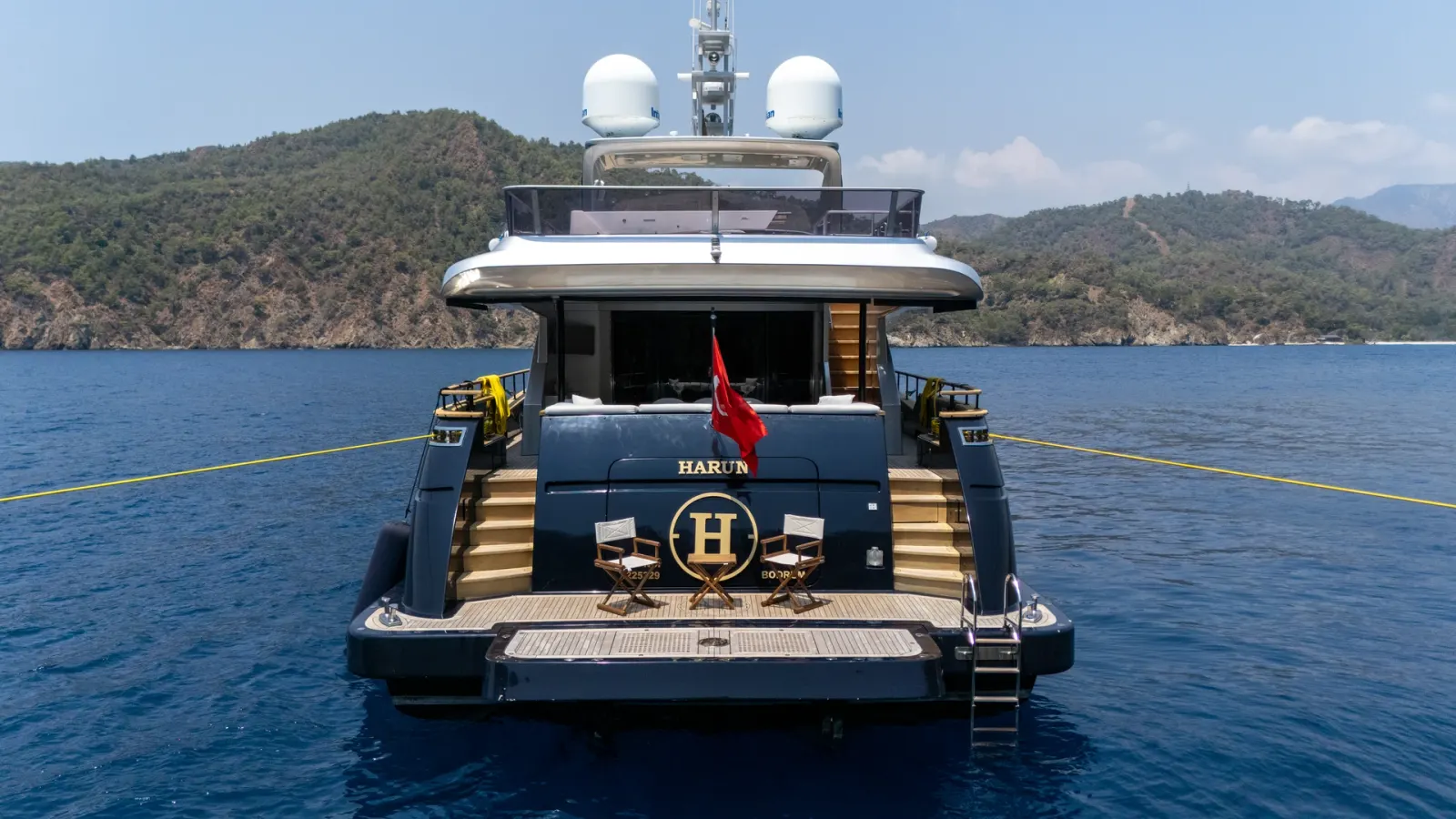 Harun sailing in Bodrum
