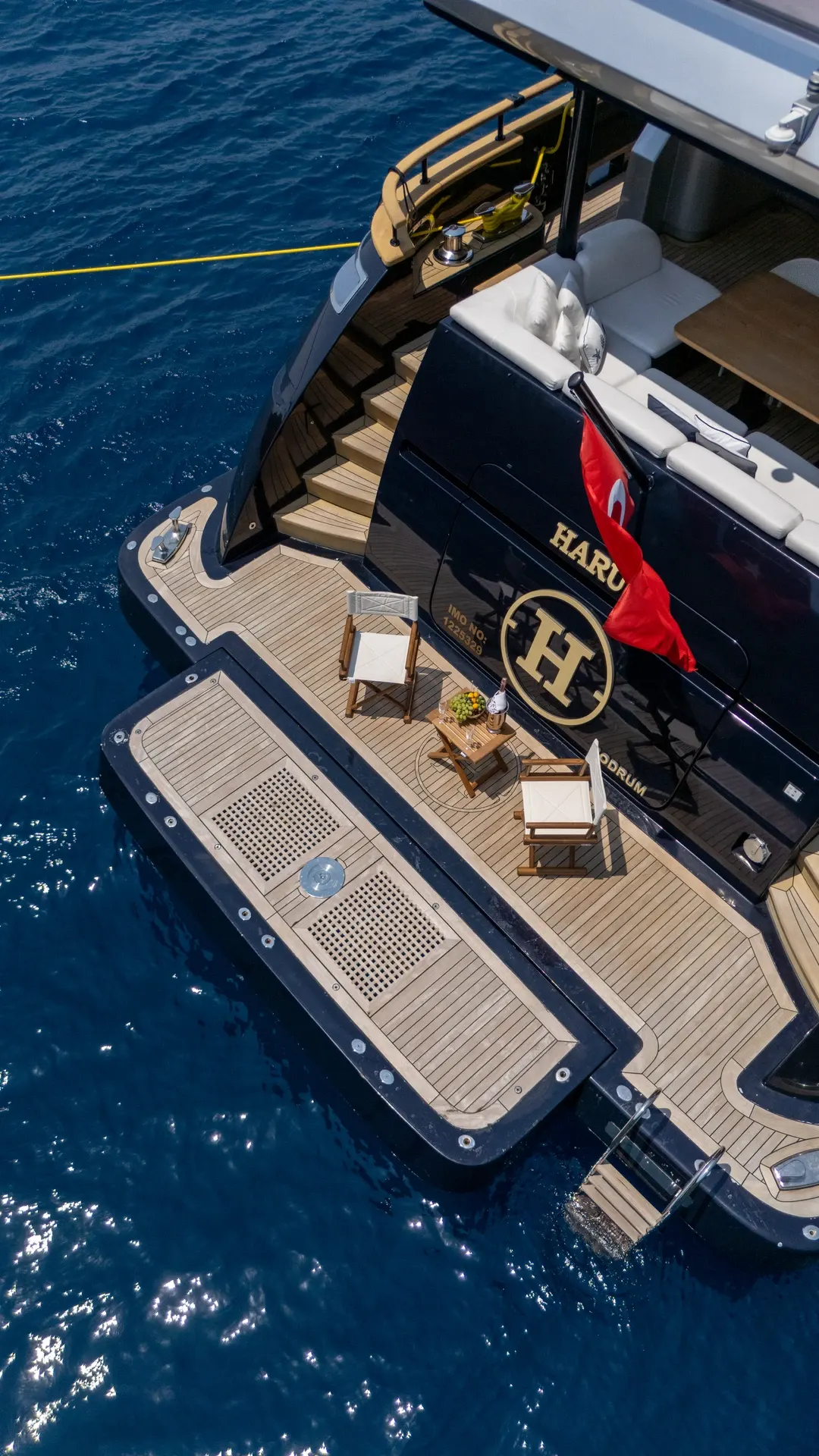 Harun sailing in Bodrum