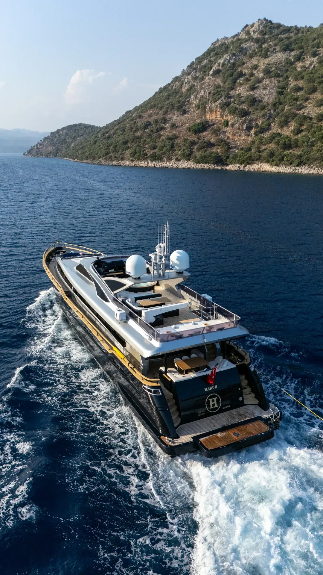 Harun sailing in Bodrum