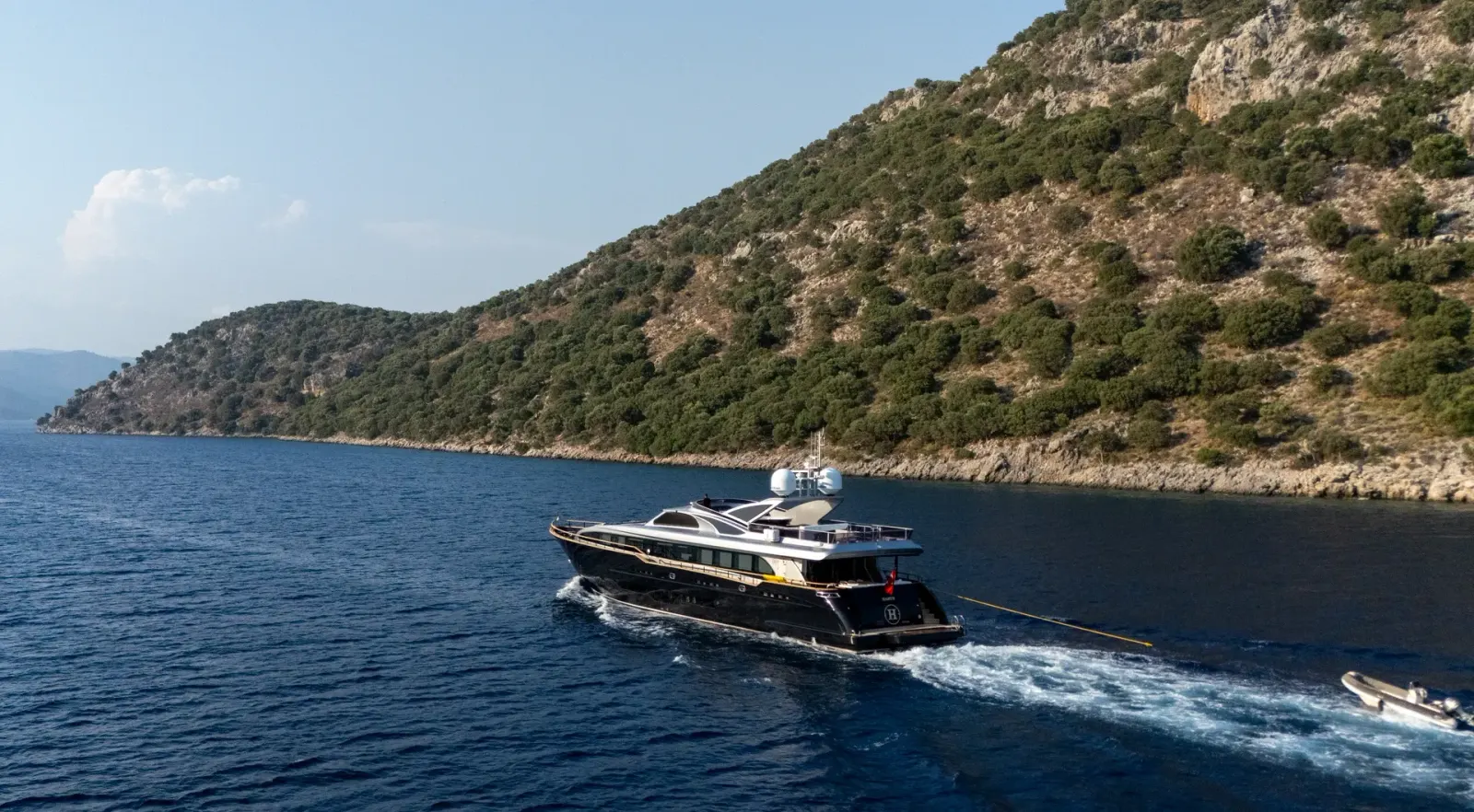 Harun sailing in Bodrum