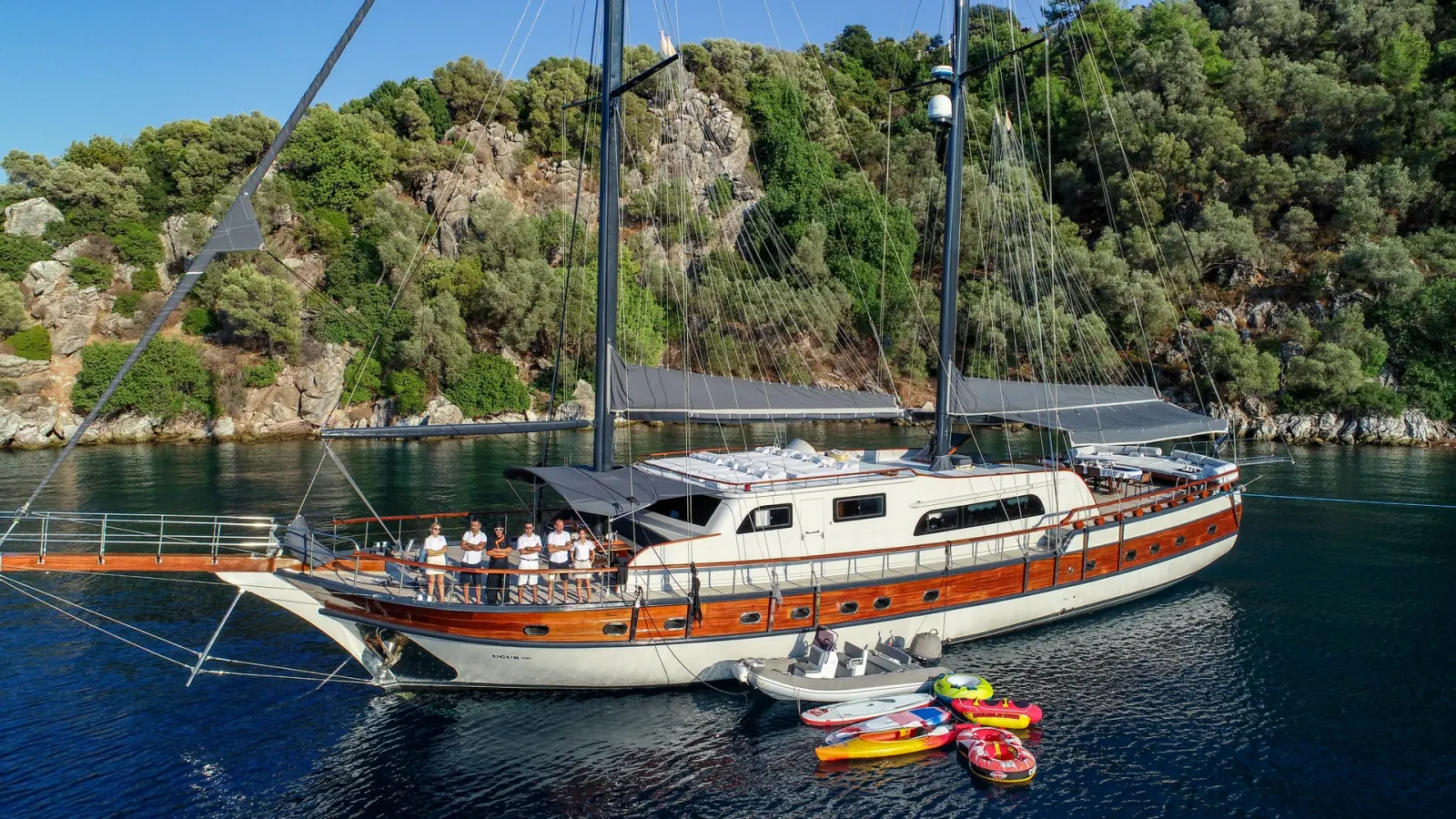 Ugur sailing in Marmaris