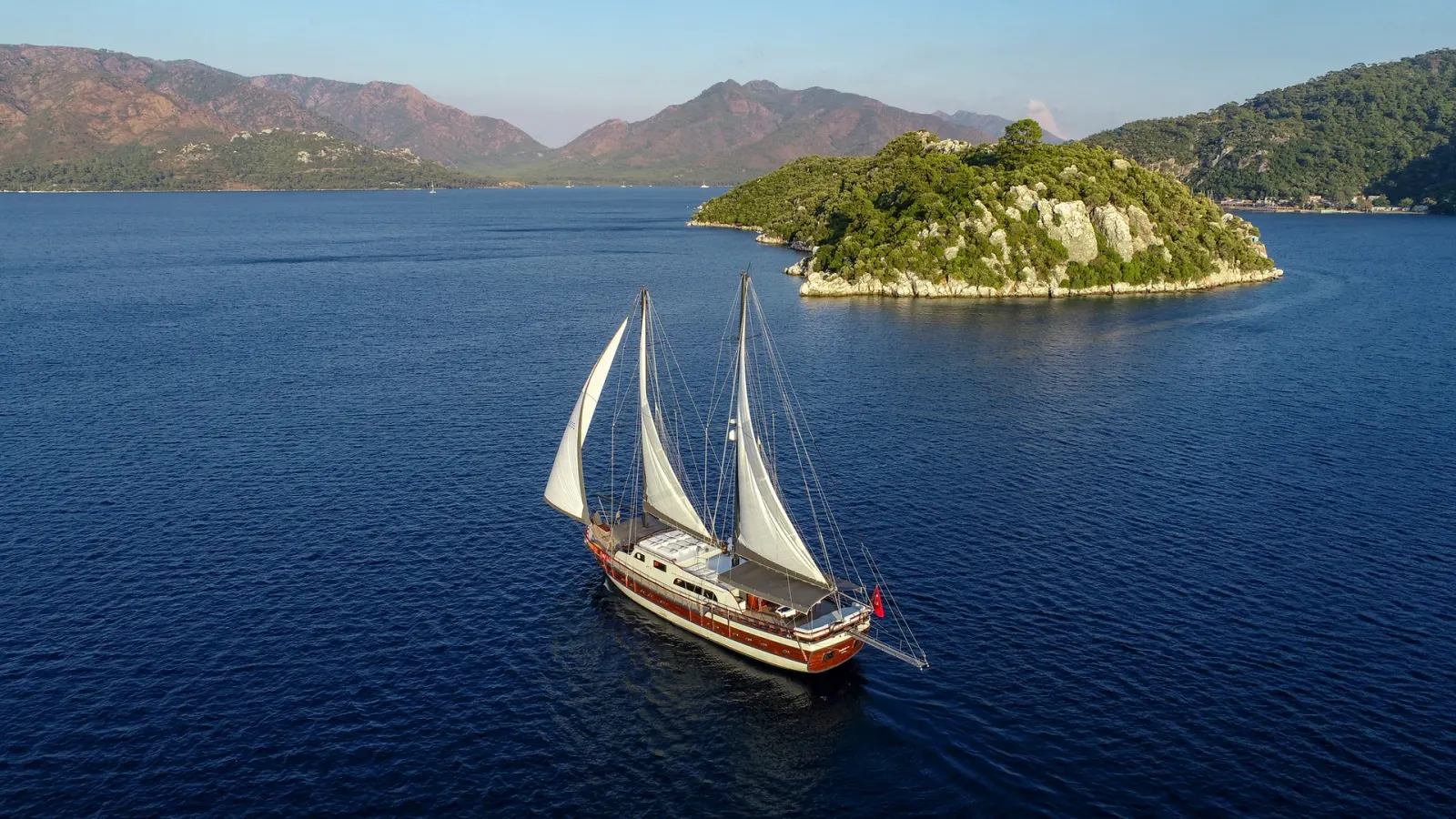 Ugur sailing in Marmaris