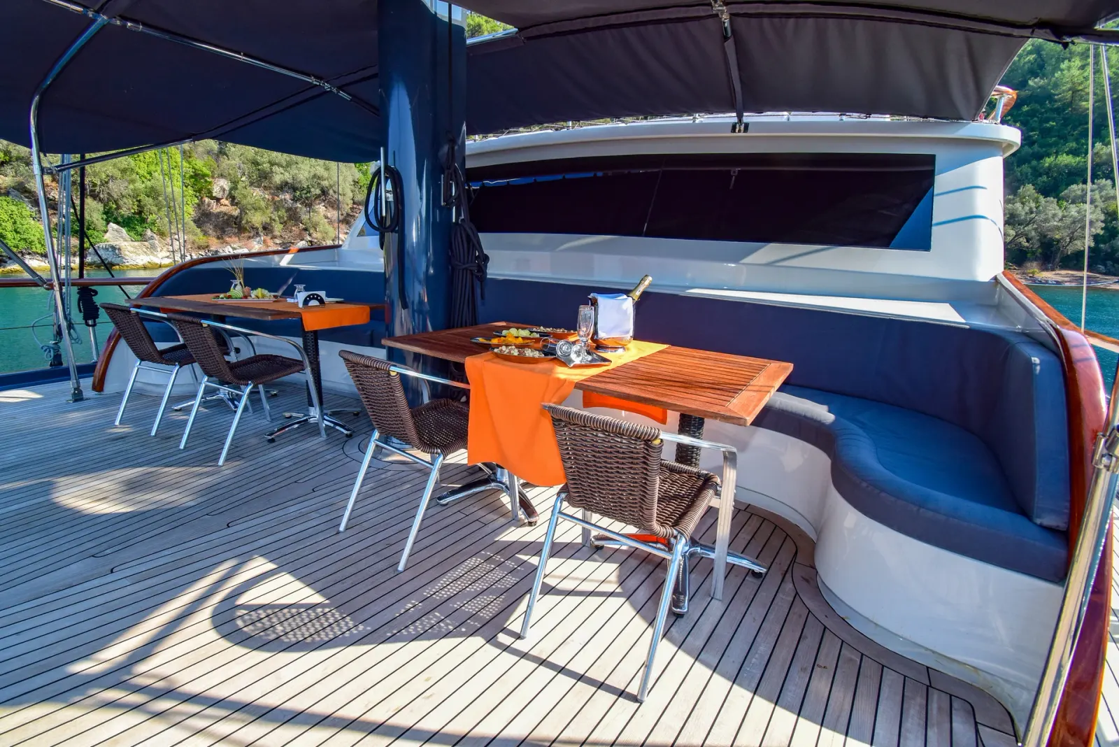 Ugur sailing in Marmaris