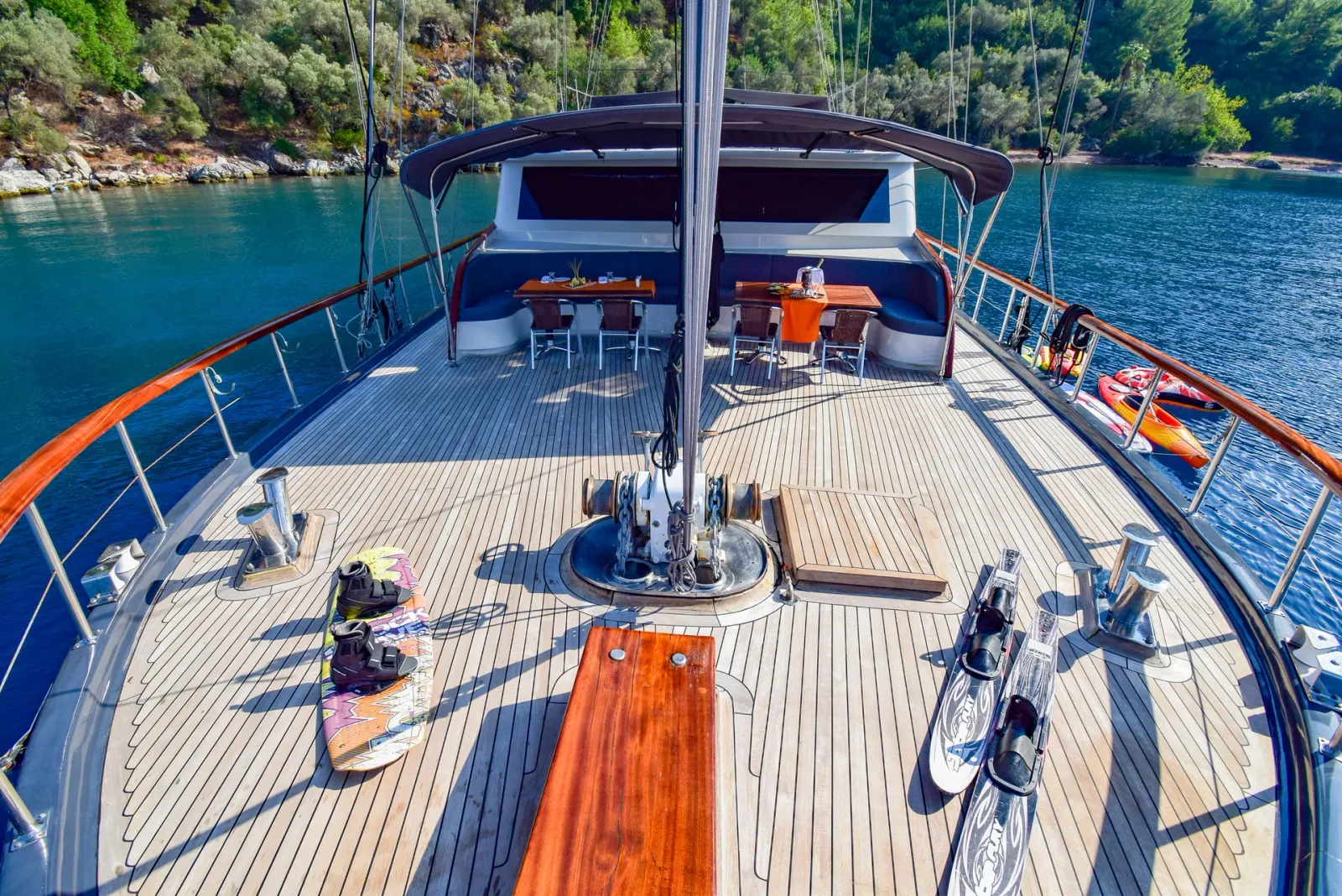 Ugur sailing in Marmaris
