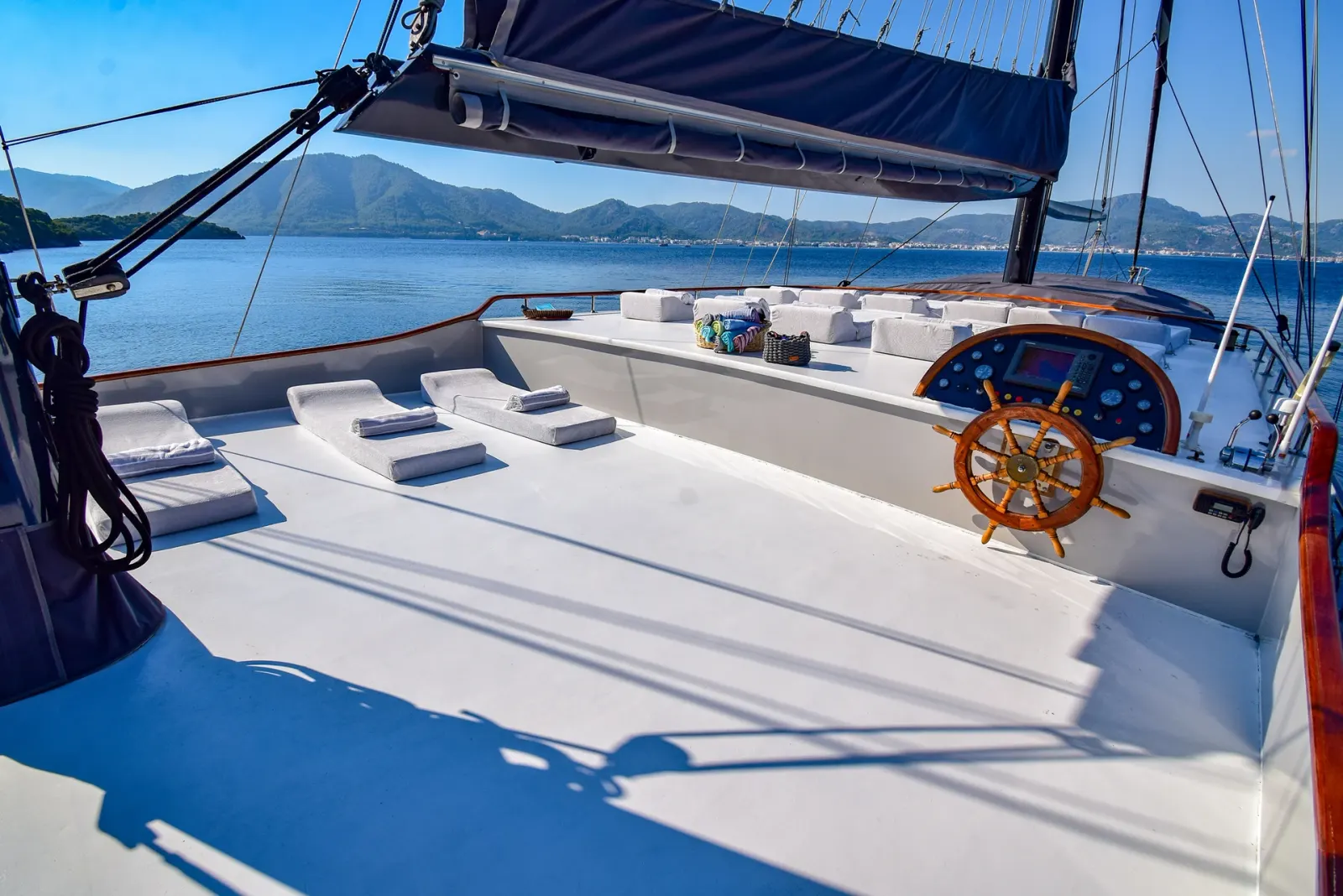 Ugur sailing in Marmaris