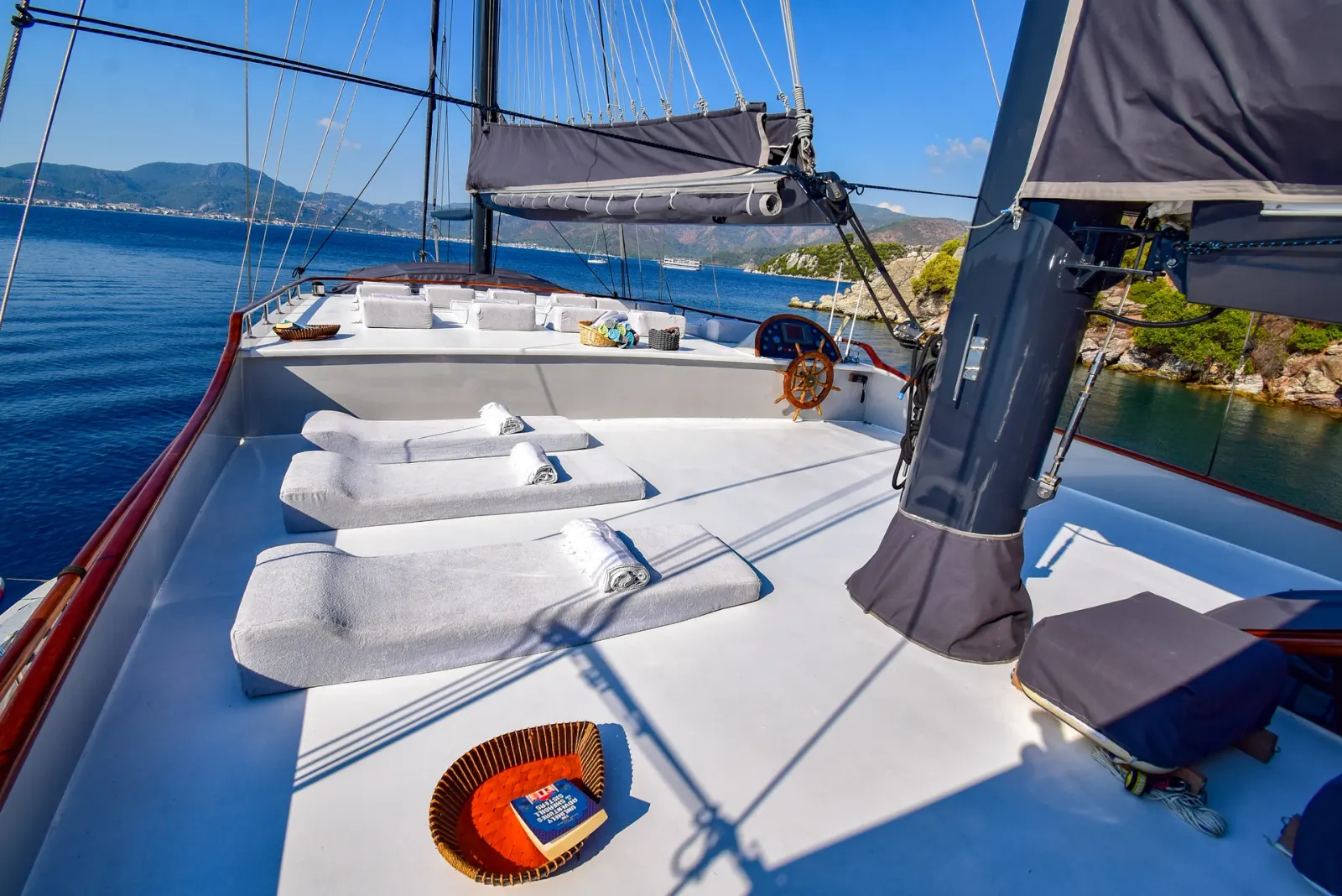 Ugur sailing in Marmaris